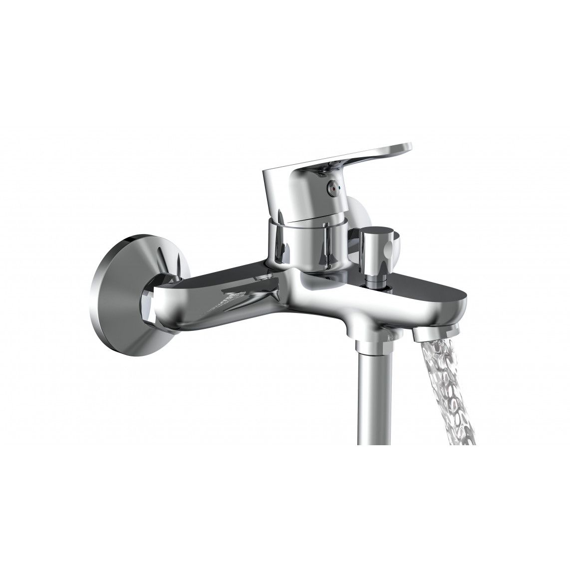 NI023CALCR CLAUDIO Bathtub mixer, chrome vue 3