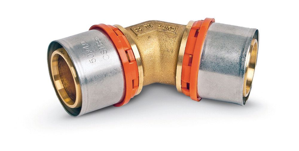 Systempex Coude 45° Raccord À Sertir 40-40