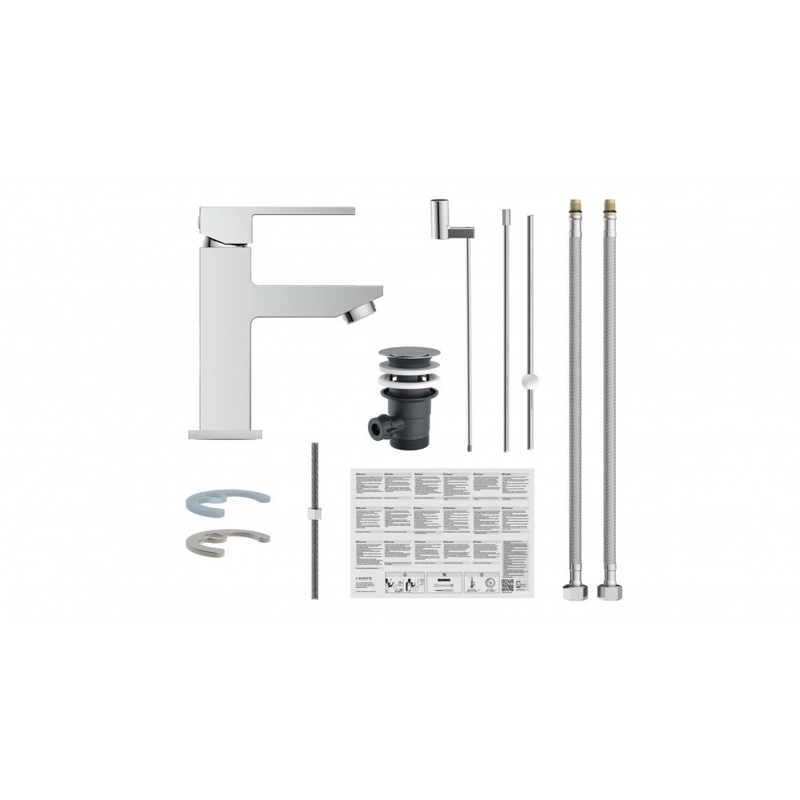 24110 TOKYO II Wash basin mixer, chrome vue 4