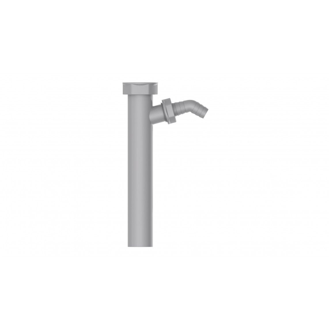 98837349 ECO-SAVE Immersion tube, plastic, grey, 1 1/2" female x 250 mm, with 3/4" device connection, for DN 40 mm trap vue 4