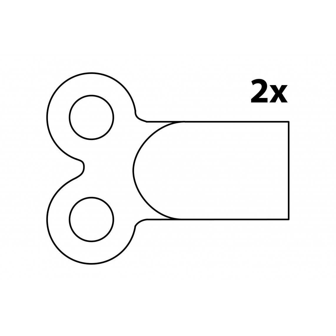 988552048 sleutel voor radiator ontluchting, 5 mm, voor radiator 4-kant (2x) vue 2