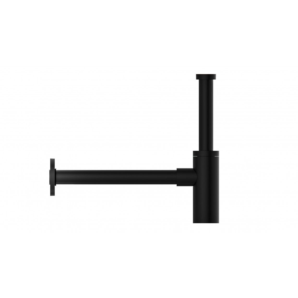 98166220 Design bottle trap, black matt, 1 1/4" x 32 mm vue 3