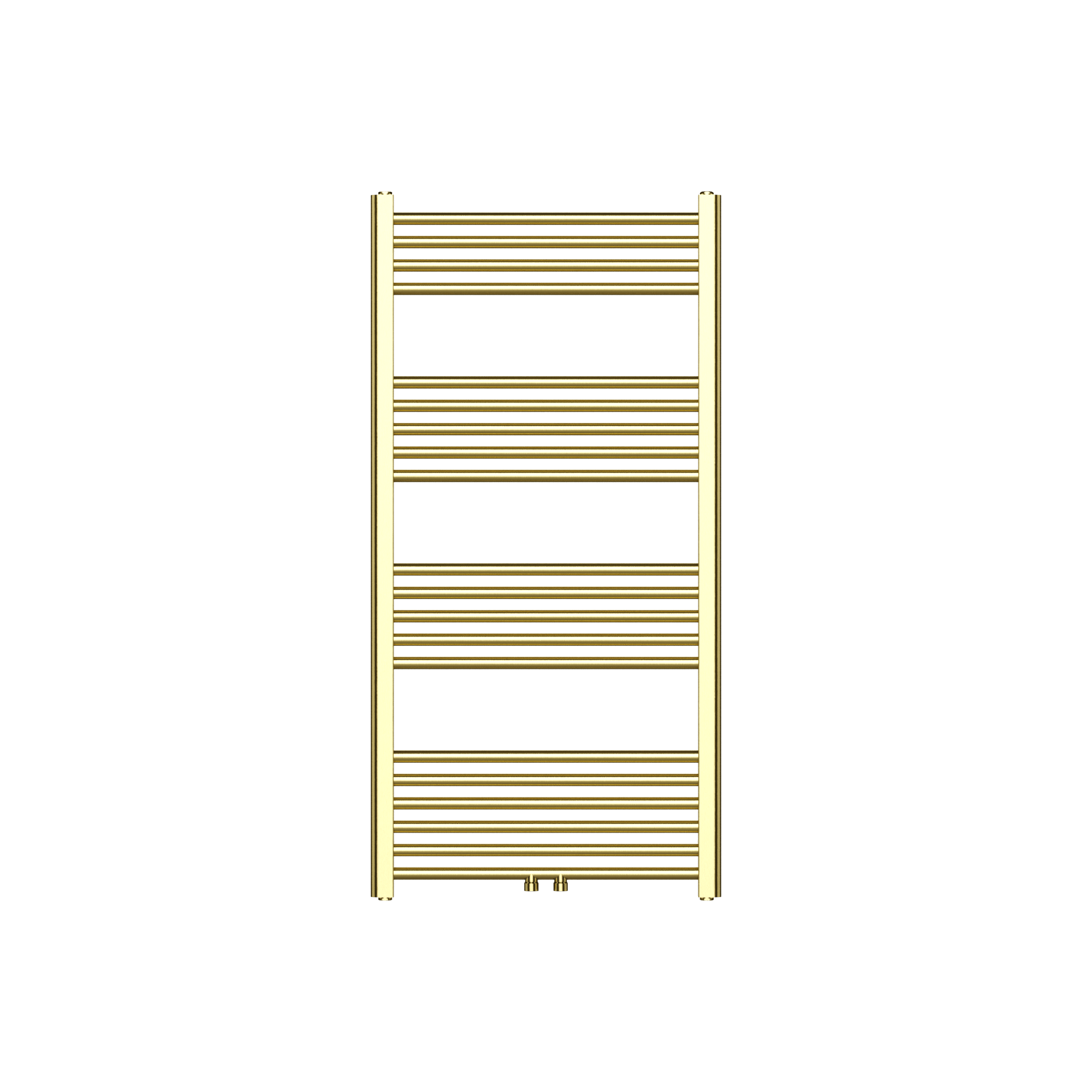Belrad Sèche-serviettes - Raccordement Gauche-droite/central - 414 Watt - 1200×600CM - OR Brossé