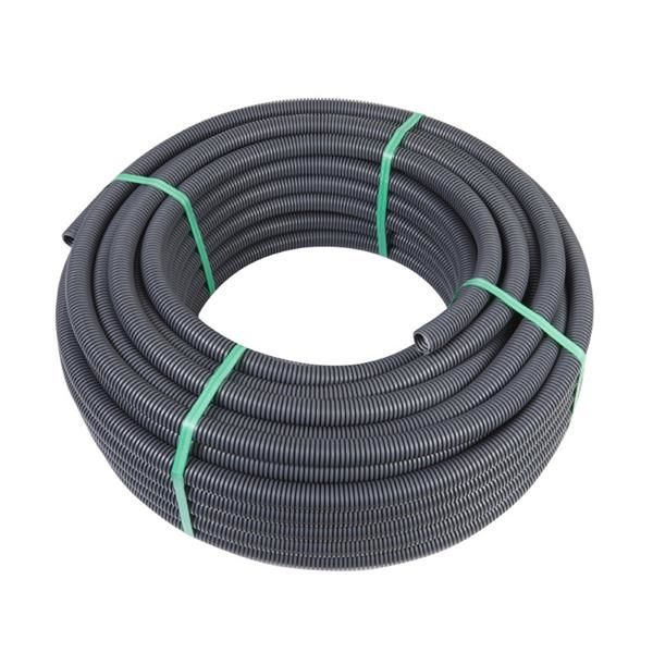 Tube annelé souple diamètre 25mm avec tire fil 50 mètres