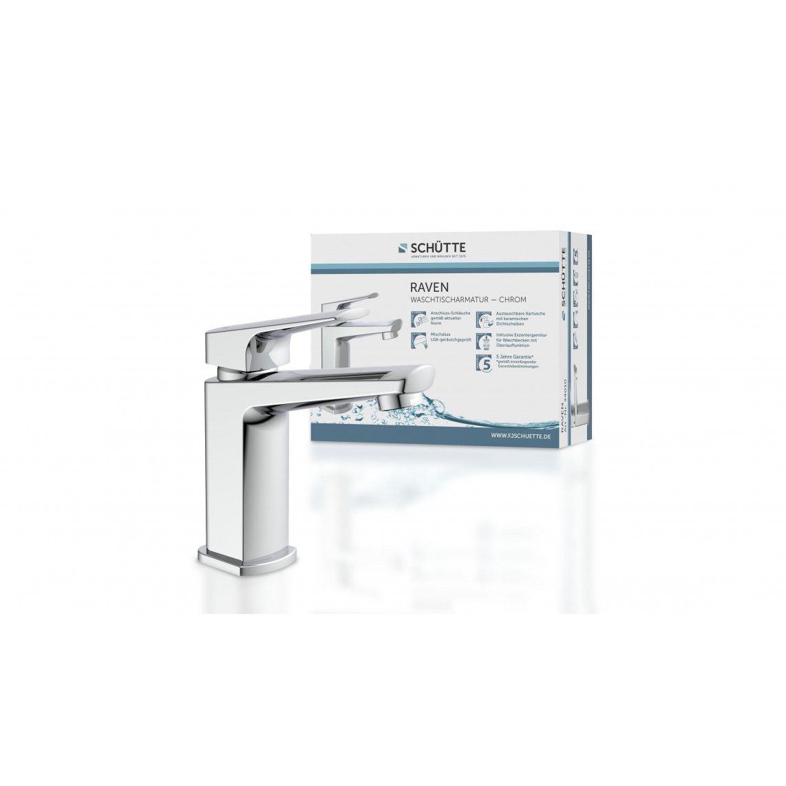34010 RAVEN Wash basin mixer, chrome vue 5