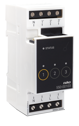 Module de commutation pour Niko Home Control pour 3 circuits différents