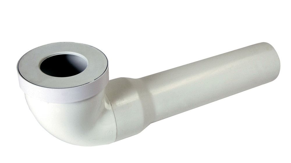 Nicoll Coude WC Long 90° D 93 MM L 400 MM PVC Blanc
