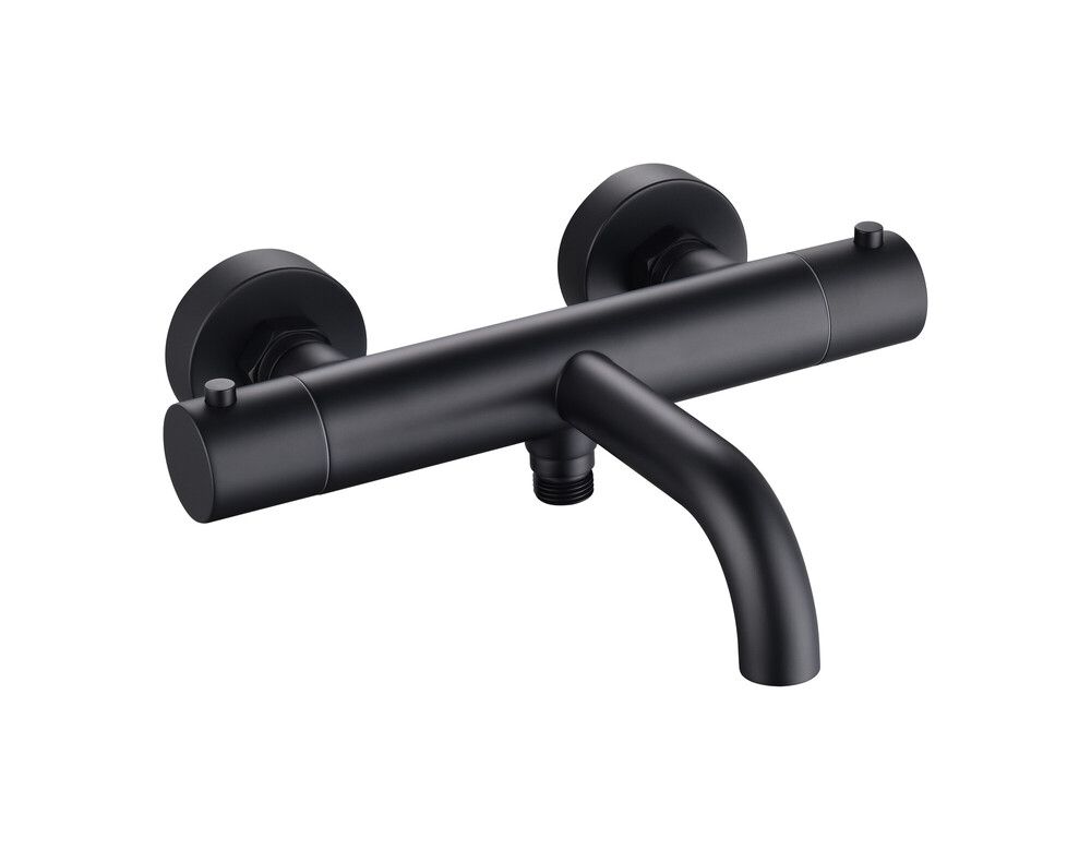 GO Van Marcke Verona Mitigeur Bain/douche Thermostatique Noir Mat