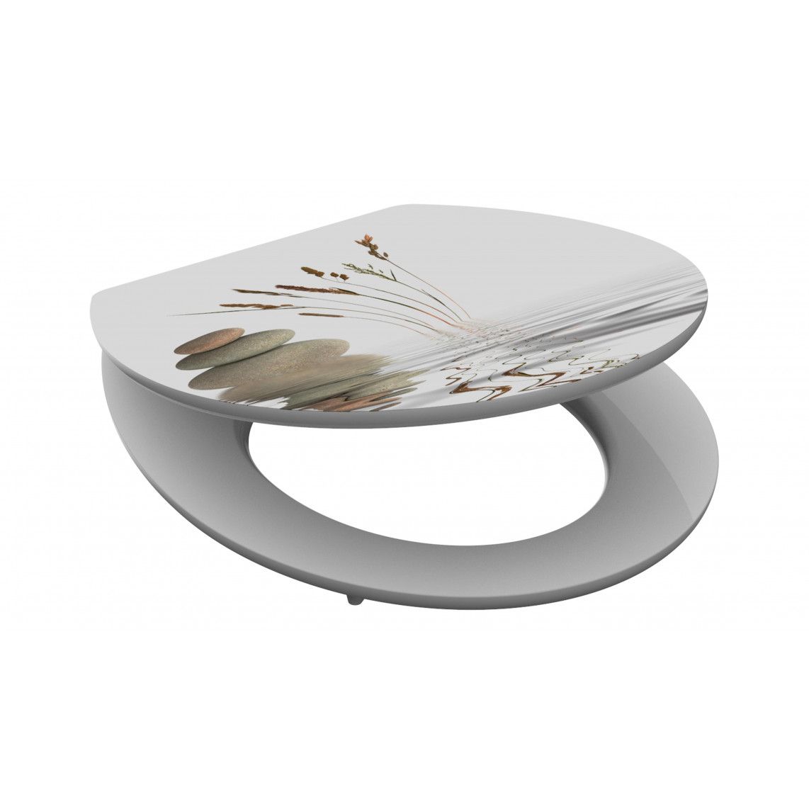 80522 MDF HG WC-zitting BALANCE, met valrem vue 3
