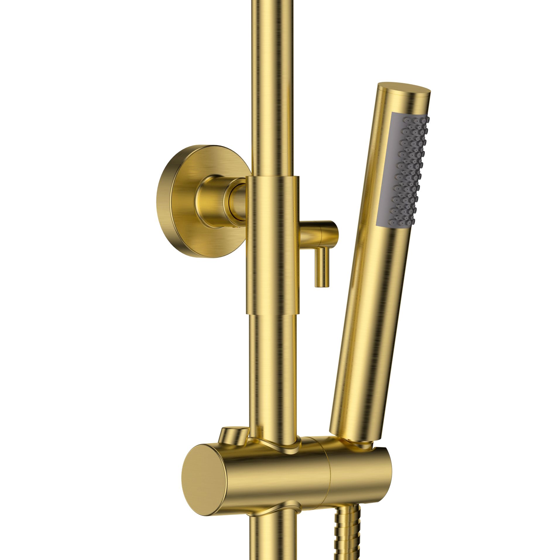 ALONI OPTIMA RONDO REGENDOUCHESET - THERMOSTATISCH - OPBOUW - GEBORSTELD GOUD vue 4