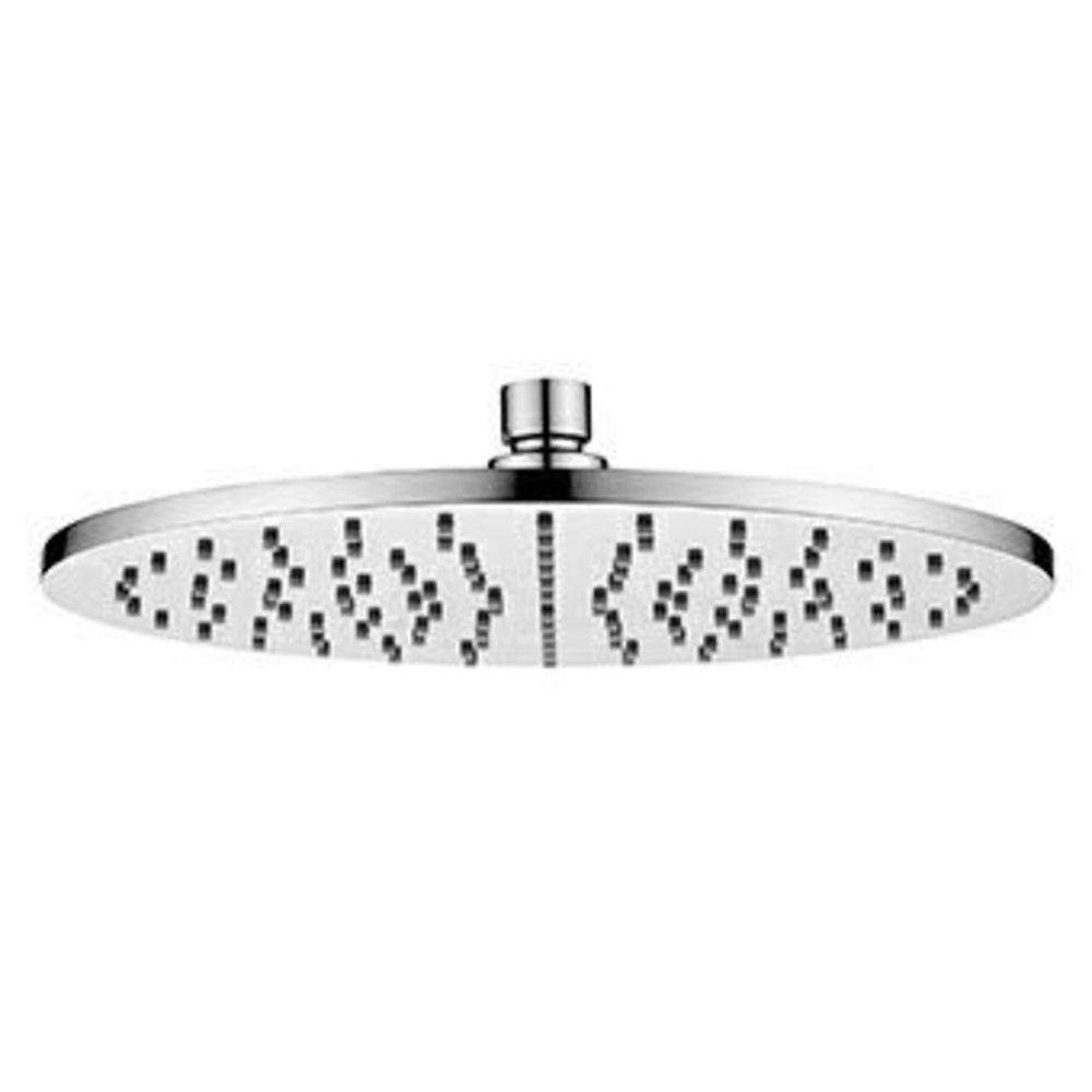 Zucchetti Pan Laiton Pomme DE Douche Jet Fixe D300MM Épaisseur 8MM Noir Mat Gaufré