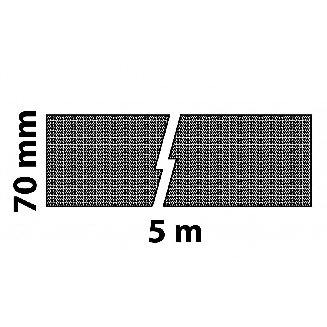98930710 isolatievilt, 70 mm x 5 m, zelfklevend vue 2