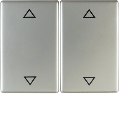 Touche avec symbole flèches Berker K.5 Inox