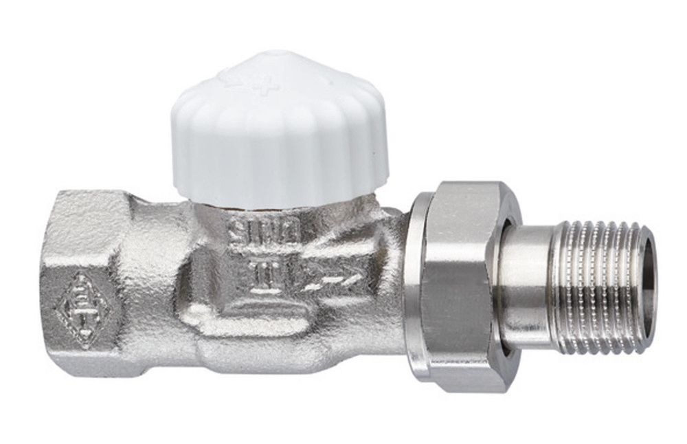 Heimeier V-exact II Robinet Thermostatique Droit 3/8”F