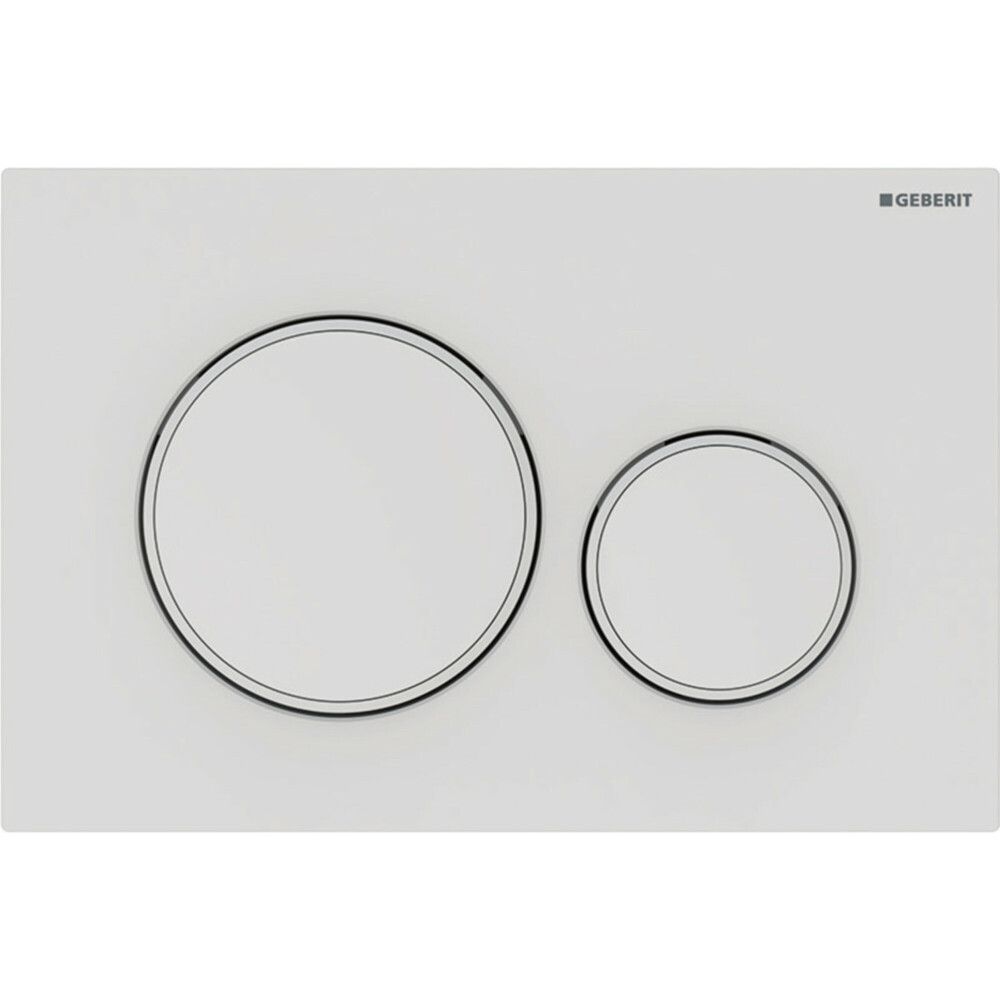 Geberit SIGMA20 Plaque DE Commande Blanc Mat