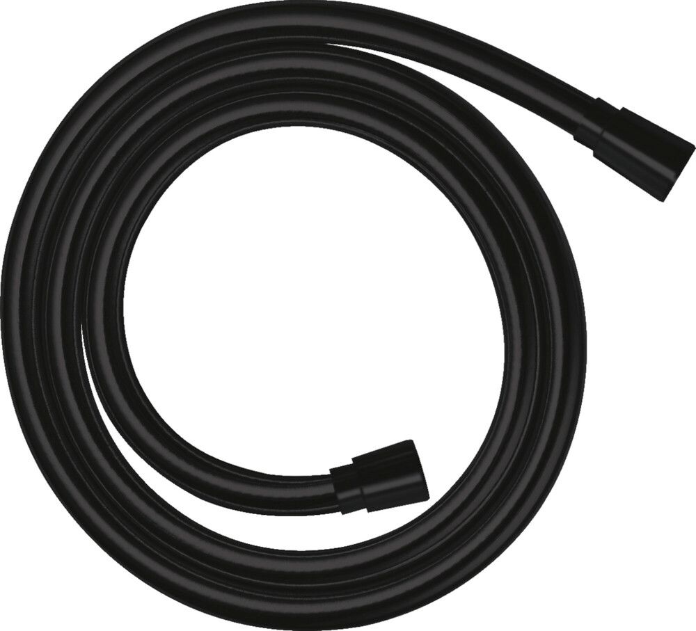 Hansgrohe Isiflex Flexible DE Douche 125CM Avec 2 Écrous Coniques Noir Mat