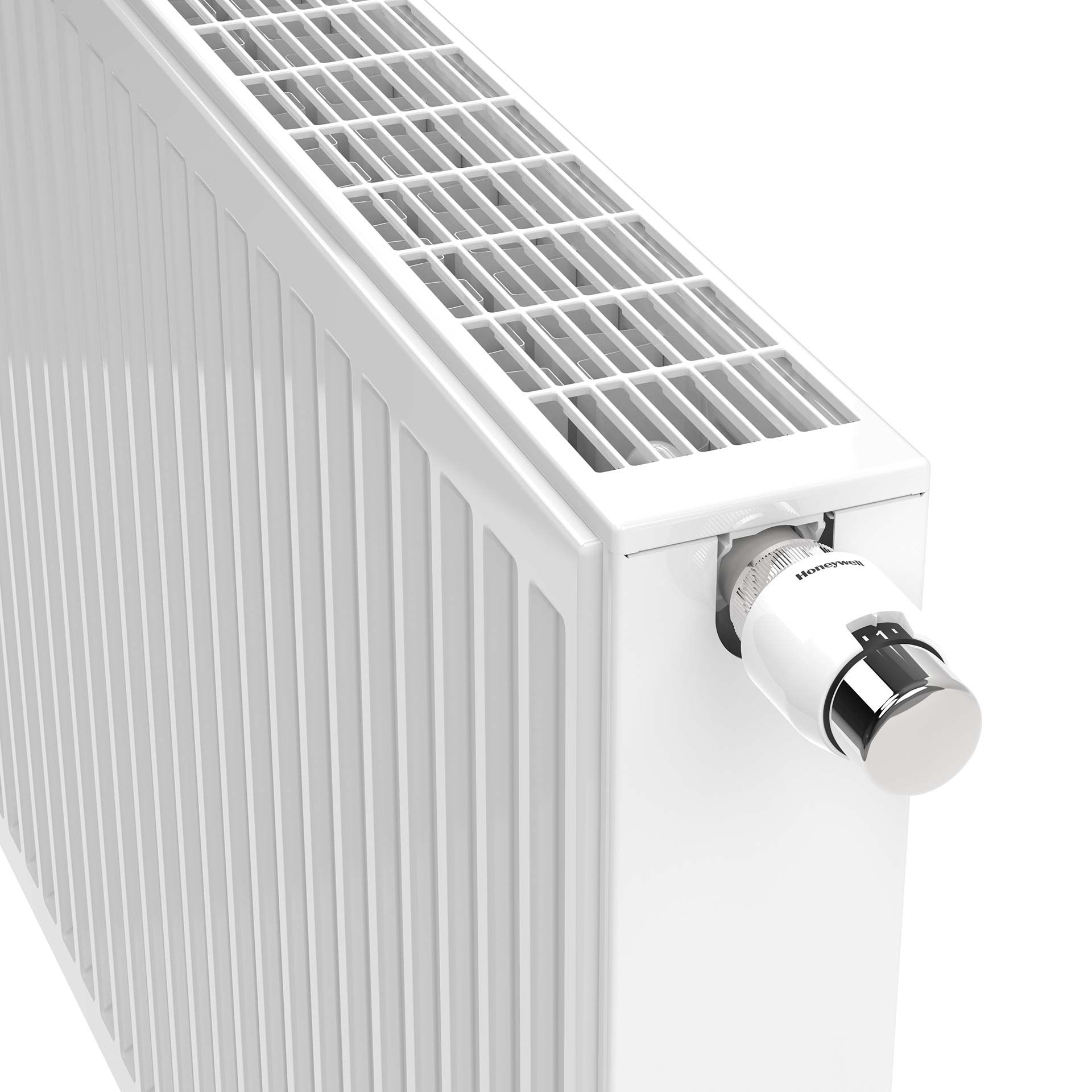 STELRAD NOVELLO RADIATEUR PANNEAU - T22 - 8 RACCORDEMENTS - 600X2000MM - 3464W - BLANC BRILLANT vue 5