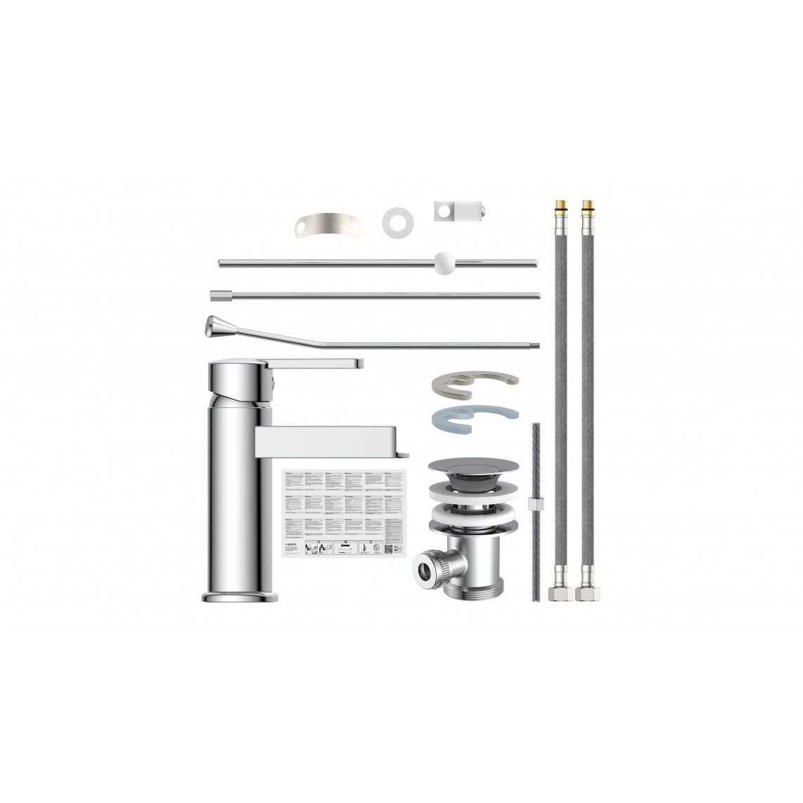 26110 NIAGARA Wash basin mixer, chrome, with waterfall spout vue 4
