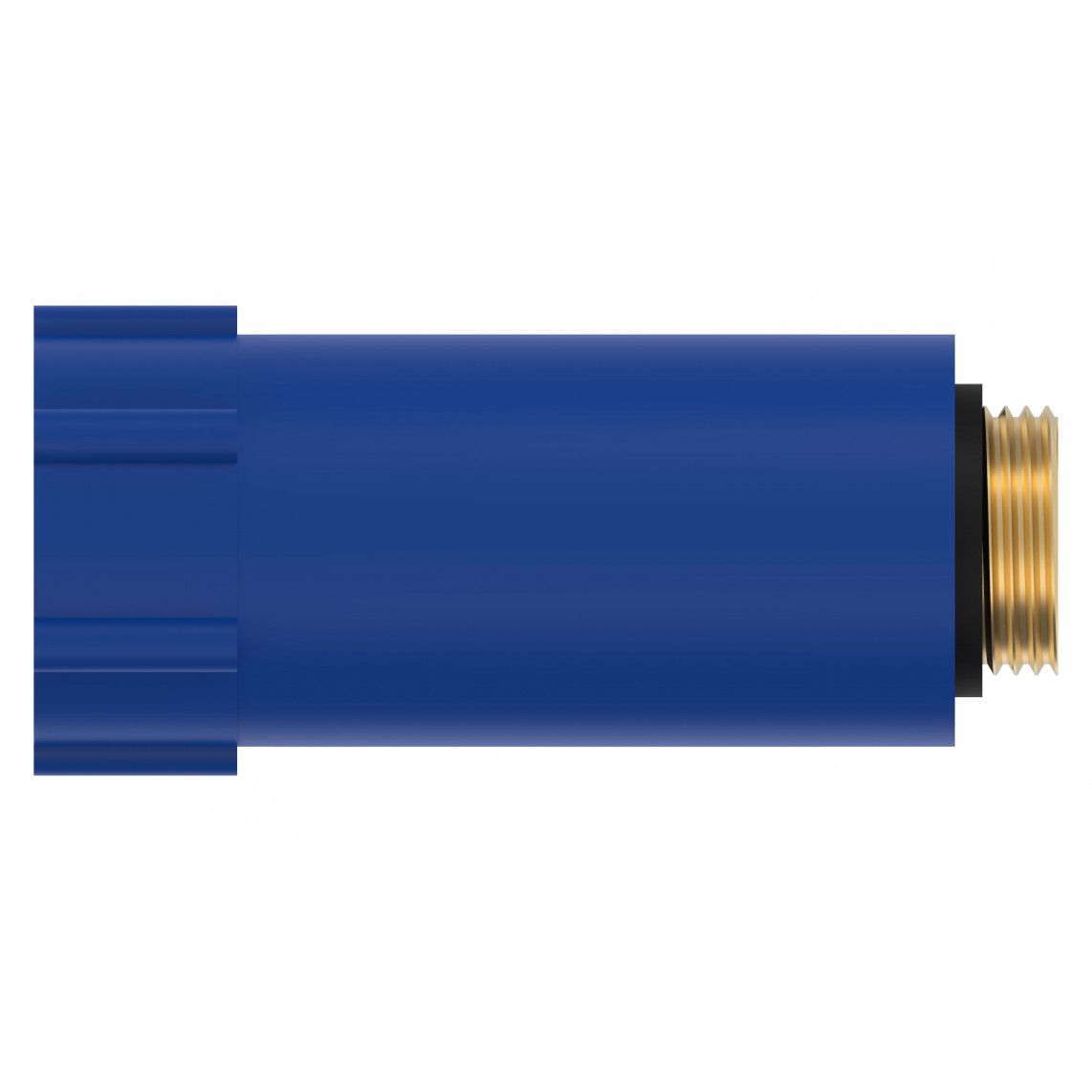 989135255 Construction plug, plastic, blue, 1/2", with brass thread, not pressure resistant vue 2