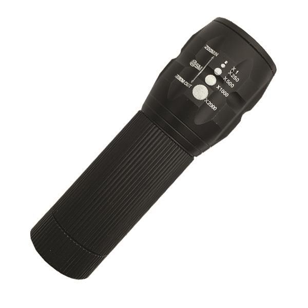 Lampe torche 3W Aluminium zoom in & out