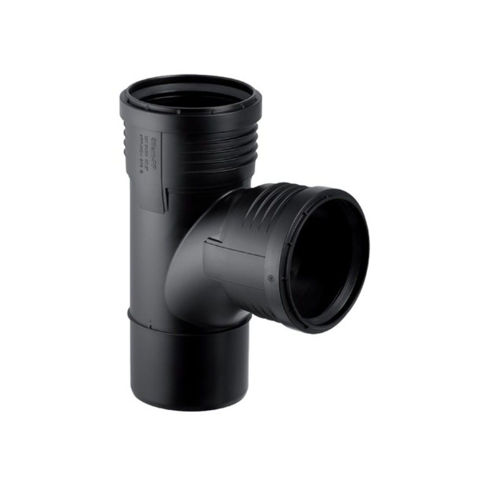 Geberit Silent-pp TÉ Hydraulique 87,5° Avec Rayon Intérieur D 90 MM