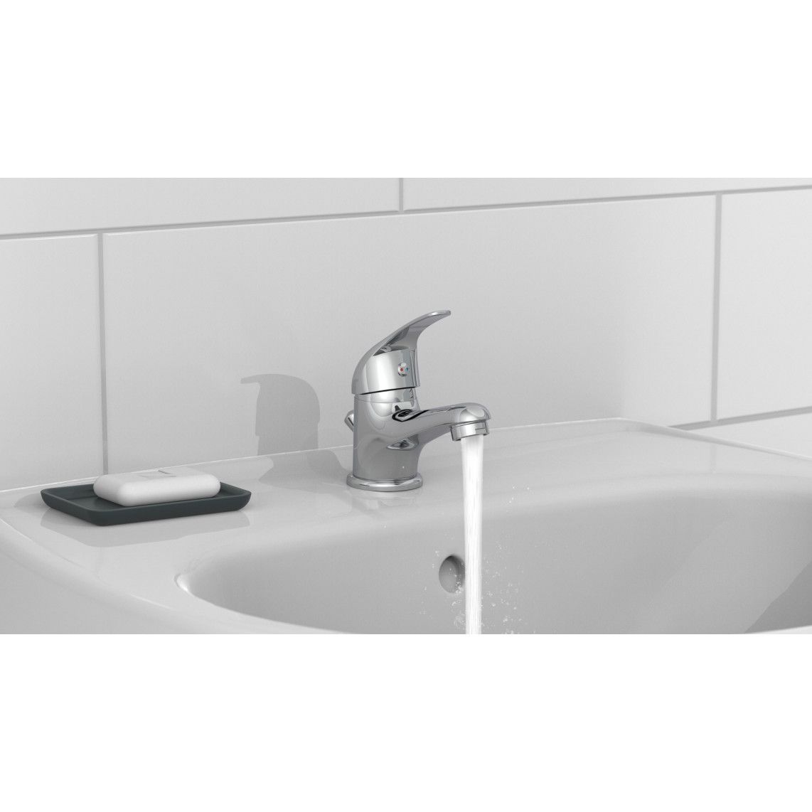 41100 ATHOS PLUS Wash basin mixer, chrome vue 6