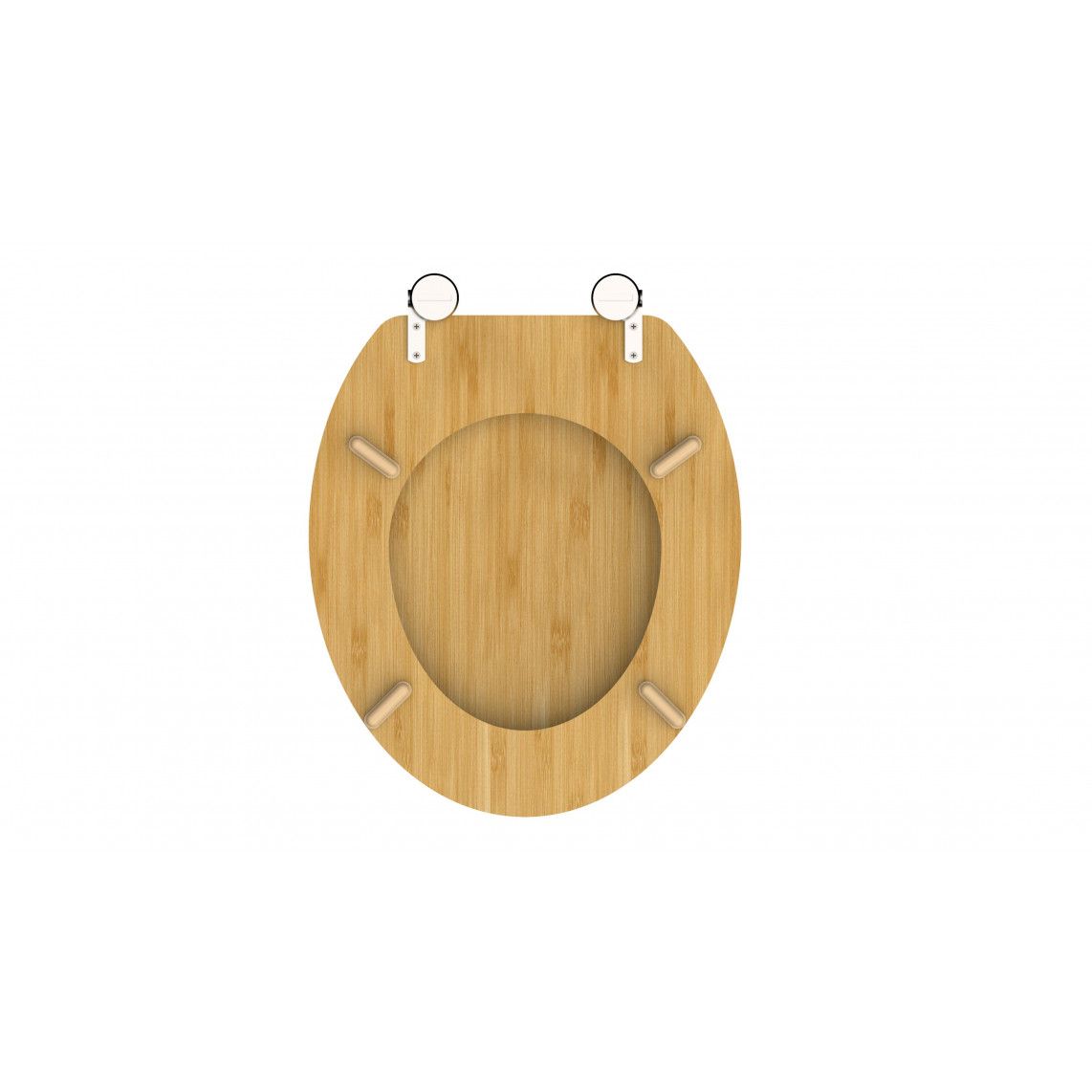 81001 Bamboe WC-zitting NATURAL BAMBOO vue 6