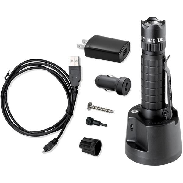 Torche Maglite MAG-TAC Led rechargeable Noir 671lm 148mm 2.5h 136gr