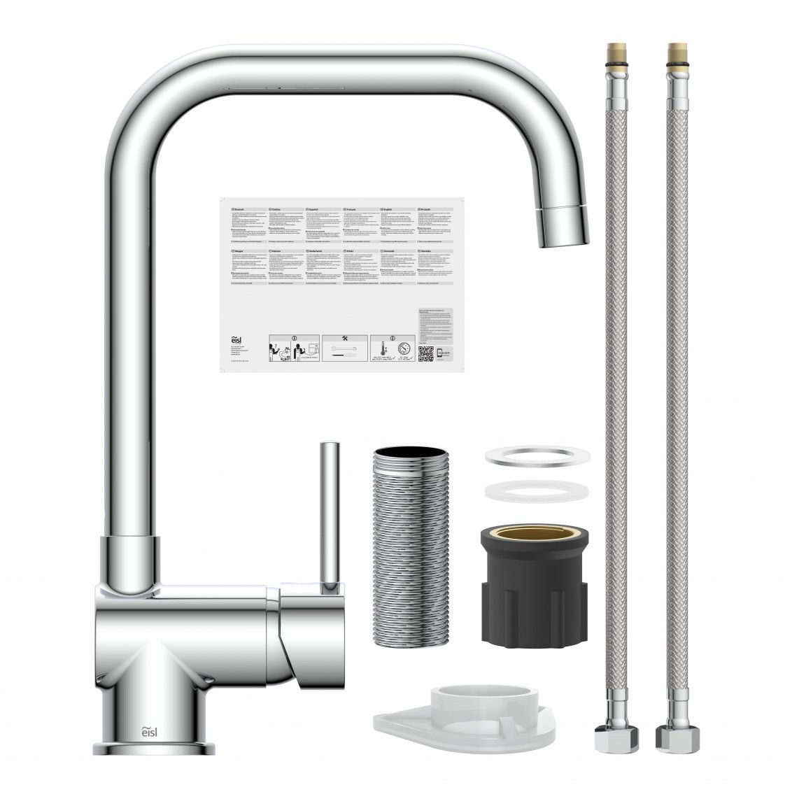 NI182GACR FUTURA Sink mixer, chrome vue 4