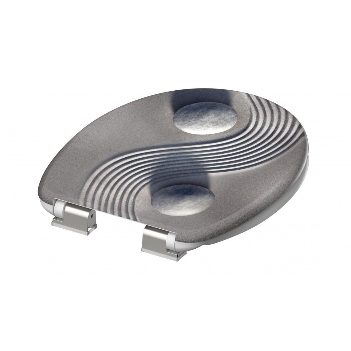 82152 Duroplast WC-zitting YINGundYANG, met valrem vue 5