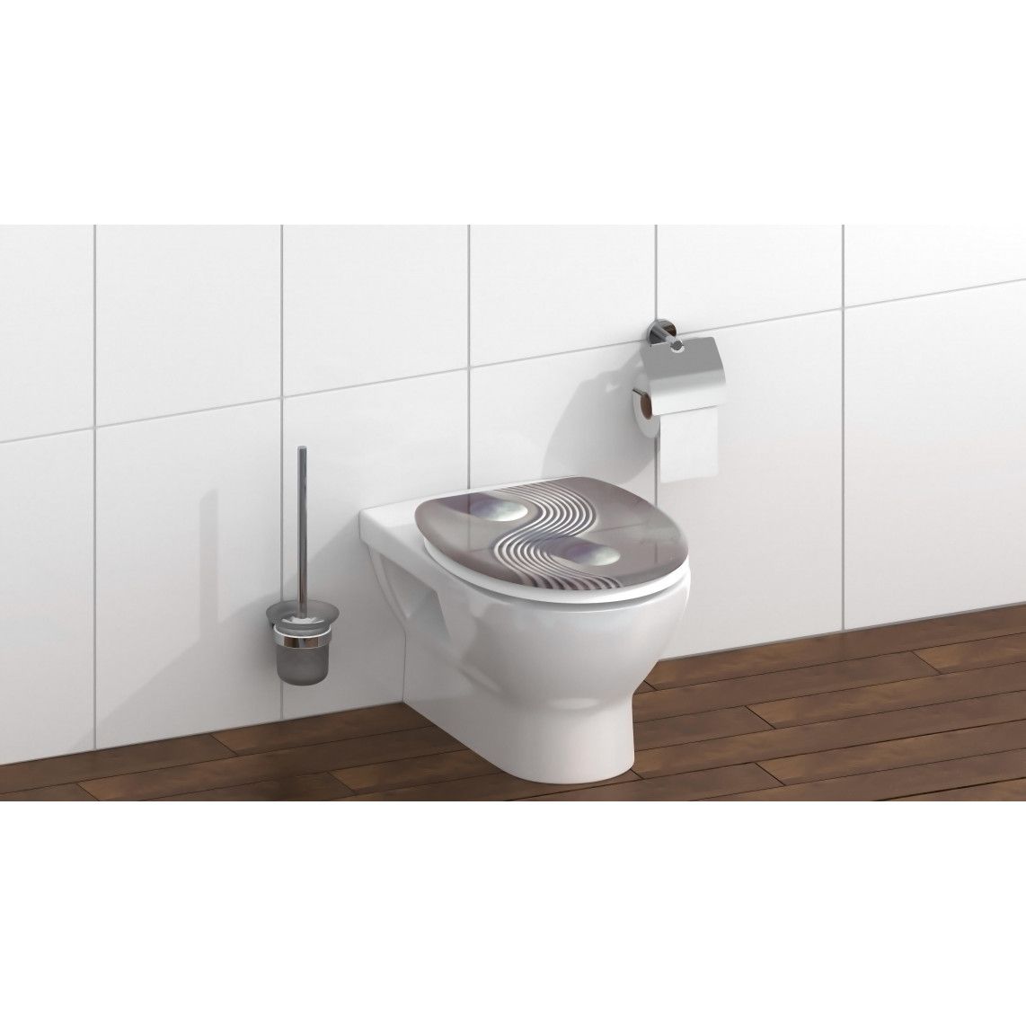 82152 Duroplast WC-zitting YINGundYANG, met valrem vue 8