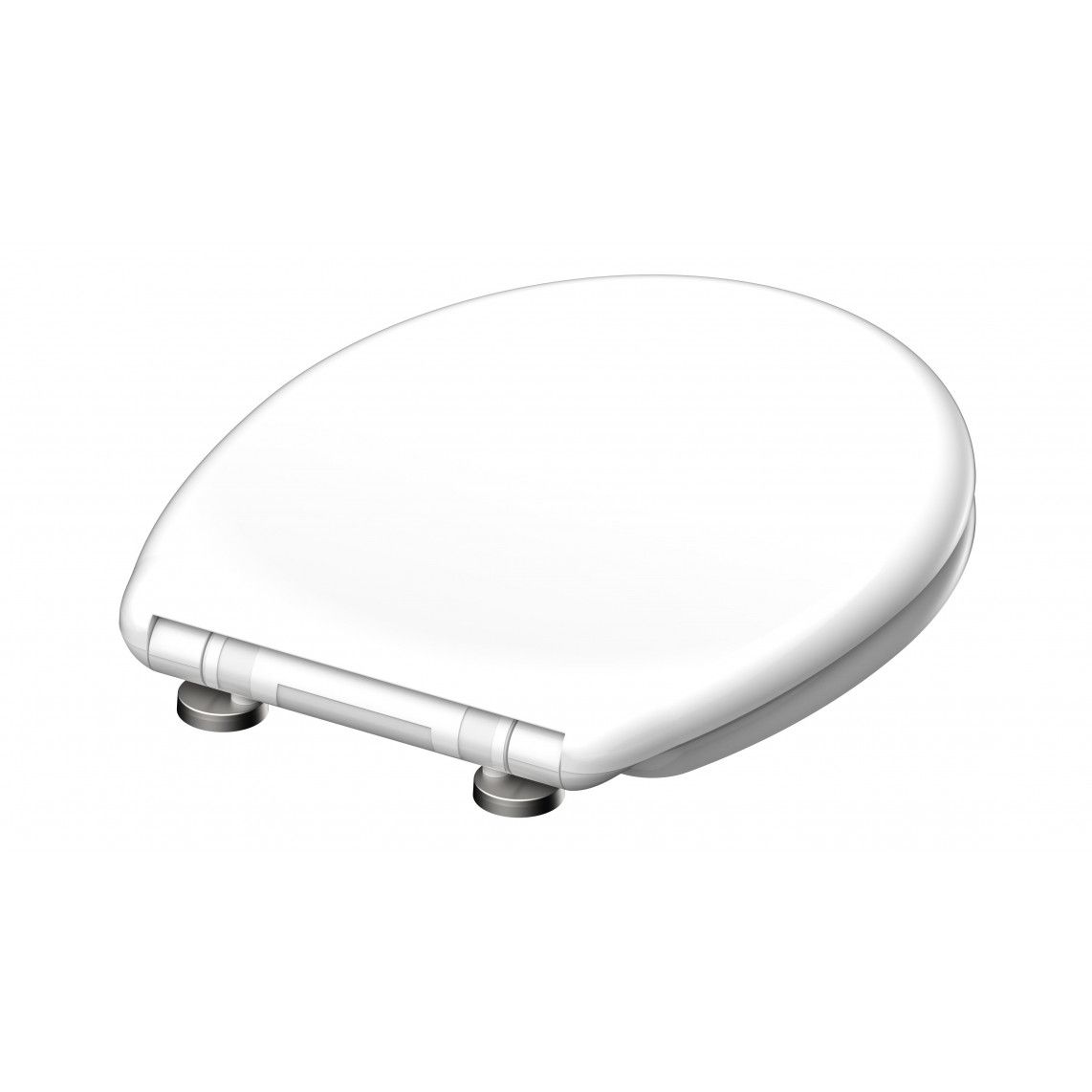 82940 Duroplast Toilet seat FAMILY WHITE, with soft close and quick release vue 3
