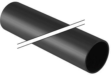 PE AFVOERBUIS PN4 GEBERIT 5M PER LENGTE 200MM vue 1