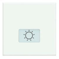 Axolute touche symbole 2 modules Blanc