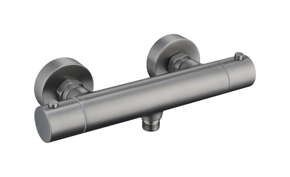 Van Marcke Lana Mitigeur Douche Thermostatique Gun Metal Brossé