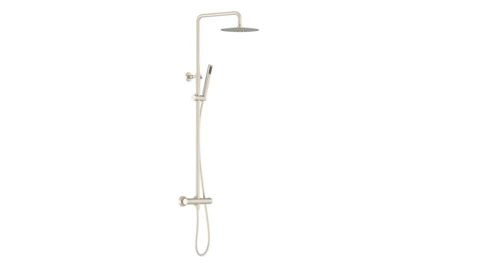 GO Van Marcke Verona Système DE Douche Thermostatique Nickel Brossé