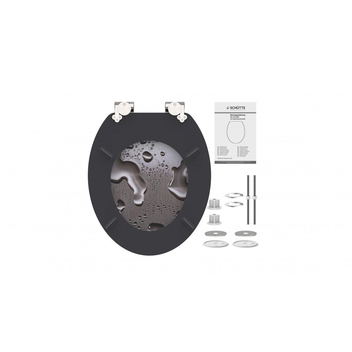 80123 MDF WC-zitting GREY STEEL, met valrem vue 7