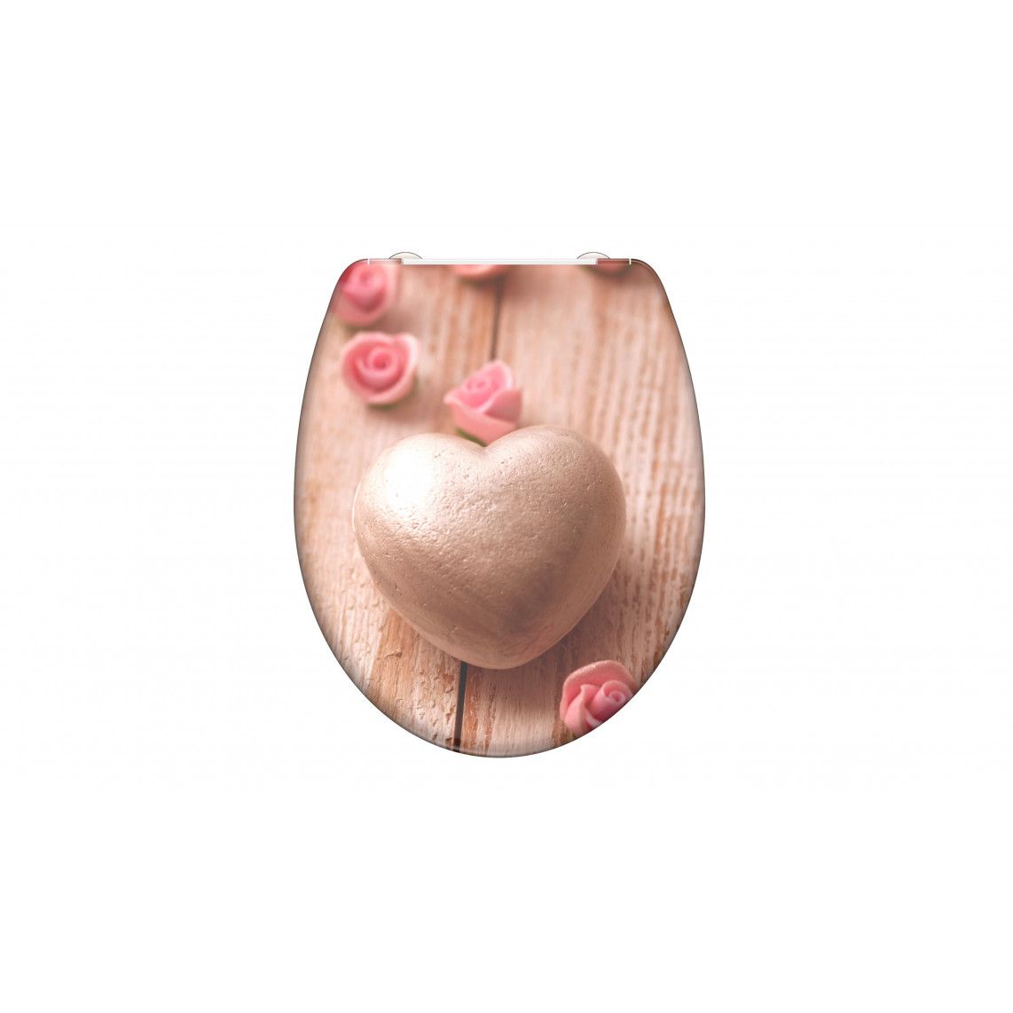 82370 Duroplast WC-zitting ROMANTIC, met valrem en afneembaar vue 10