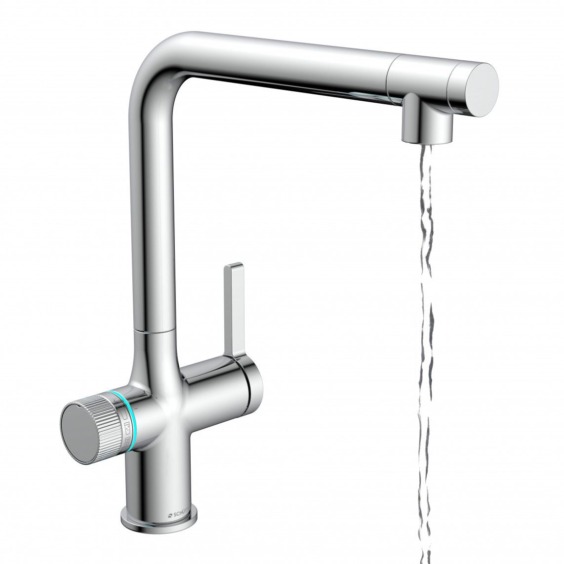 99900 AQUASTAR PREMIUM Sparkling water sink mixer, chrome, plus cooling and filter system vue 5