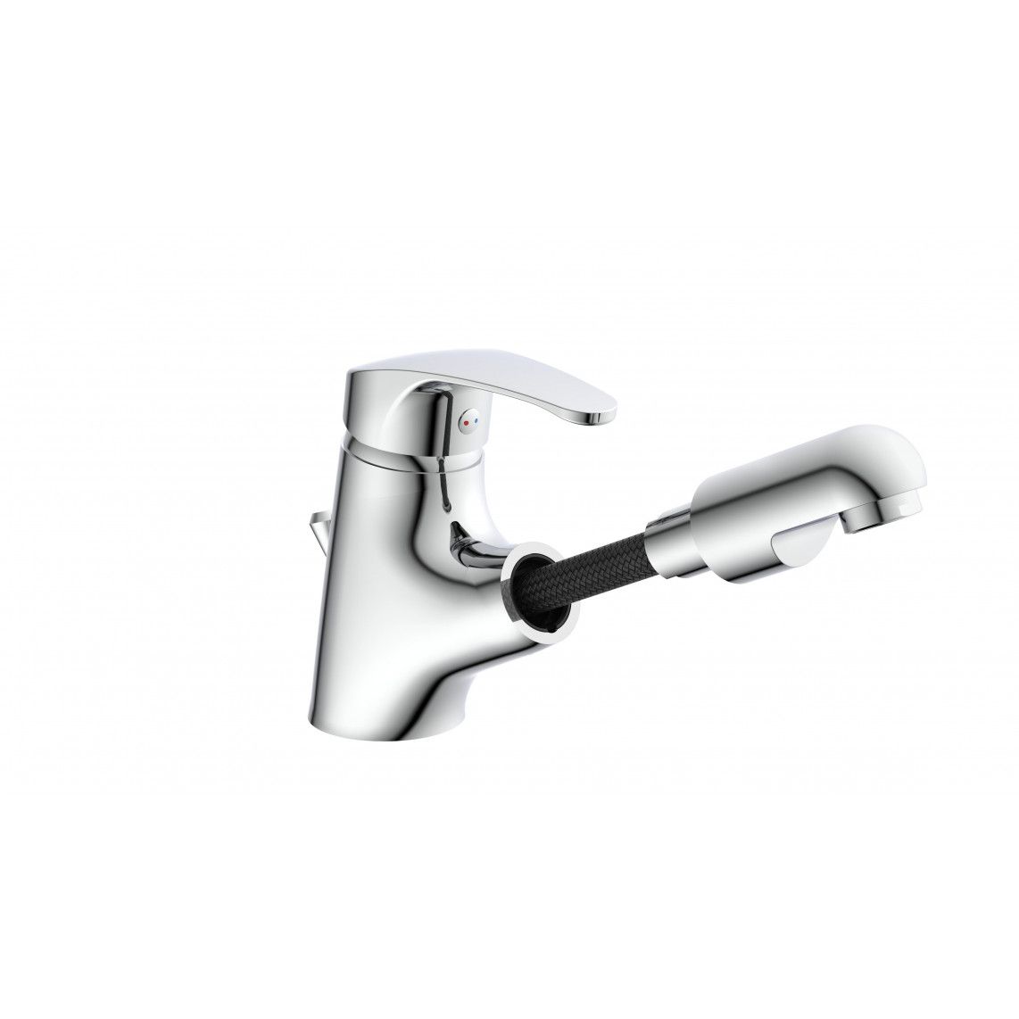 NI075TCO VICO Wash basin mixer, chrome, with pull-out sprayer vue 3