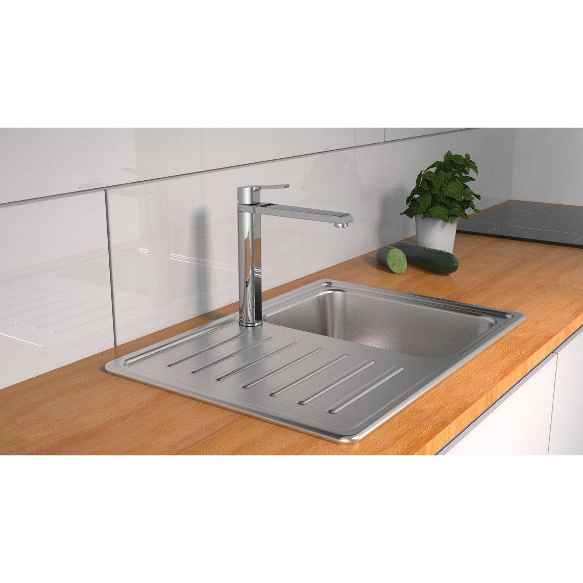 33850 VITA Keukenkraan, chroom vue 3