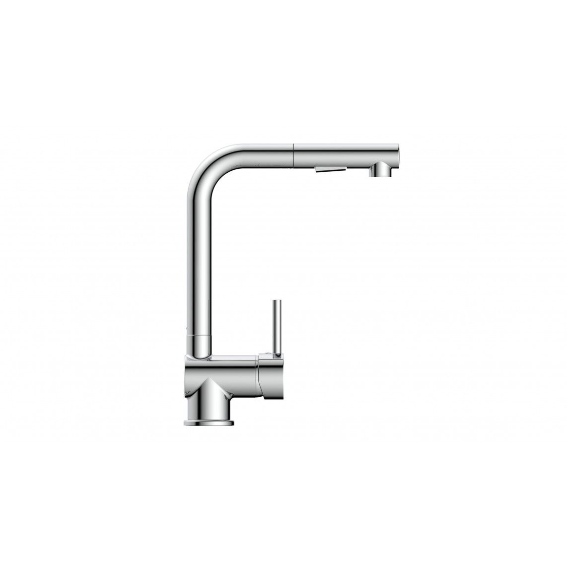 NI183ARTCR COOL Keukenkraan, chroom, met uittrekbare vaatdouche vue 2