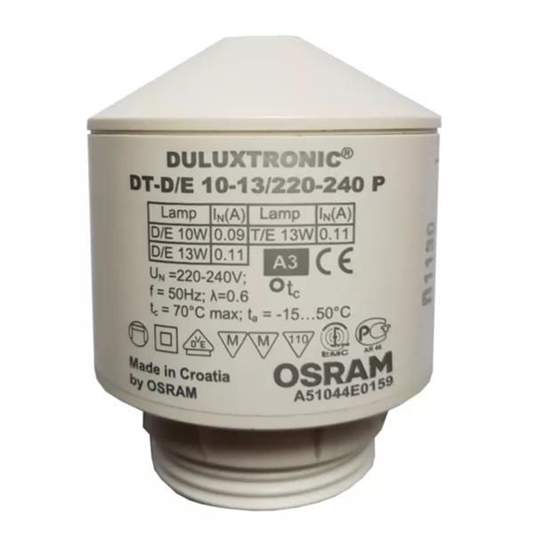 Transformateur EVG Osram Duluxtronic Dt-d / E 10-13 220 - 240 P avec soquet
