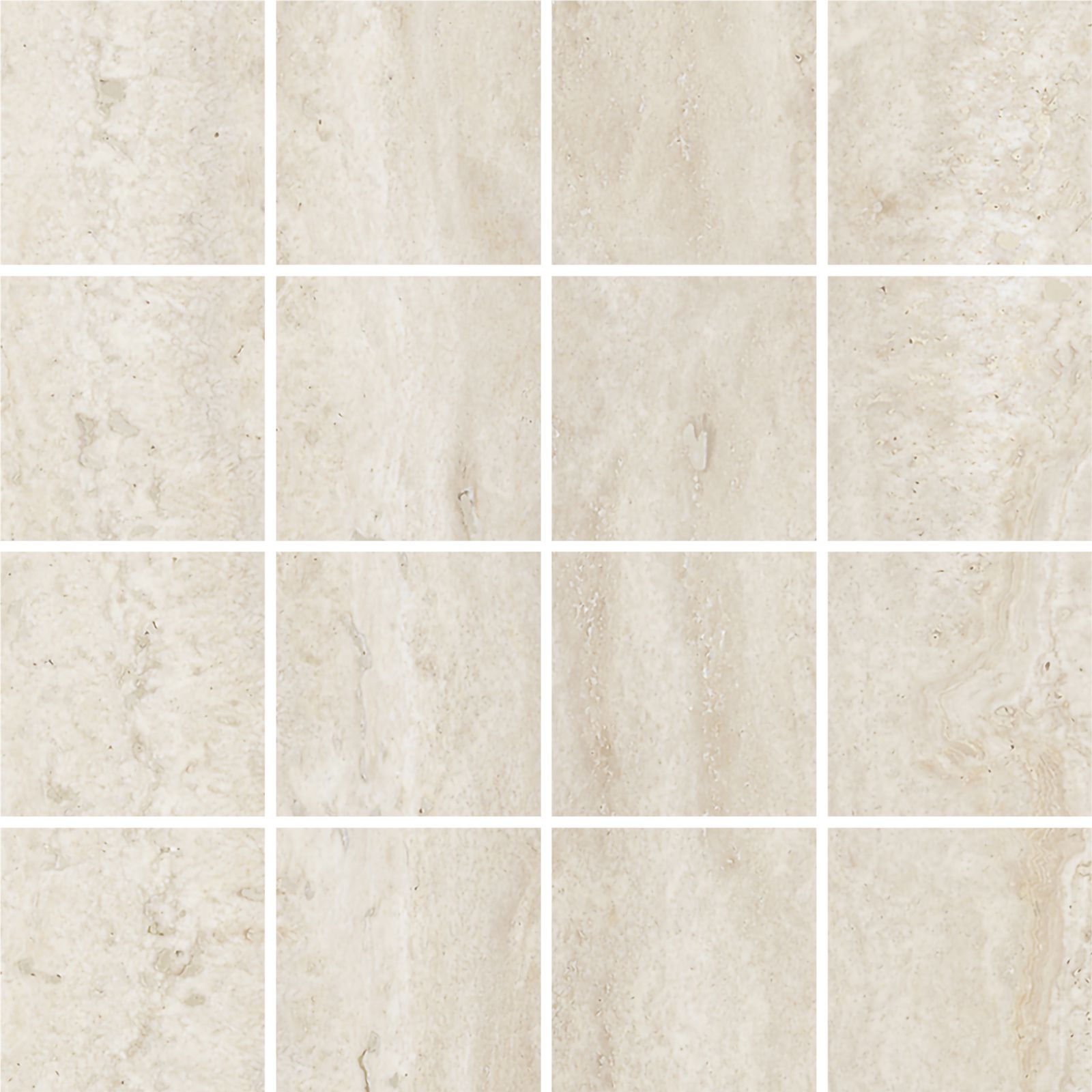 MOSAICO TRAVERTINO ALMOND 30X30 (7X7)