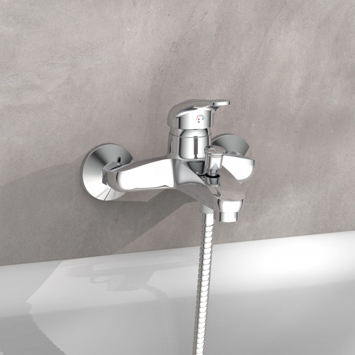 35230 CALVINO Bathtub mixer, chrome vue 7
