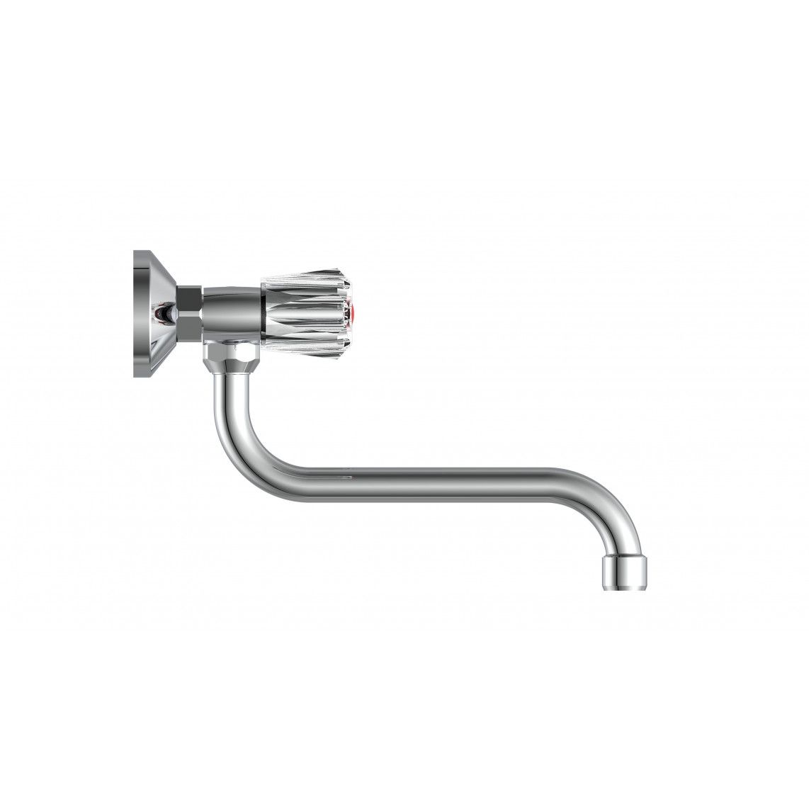 57600 BRILLANT Sink mixer, chrome, for wall fixing vue 2