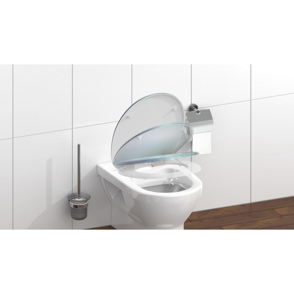 82153 Duroplast Toilet seat FALLEN LEAF, with soft close vue 9