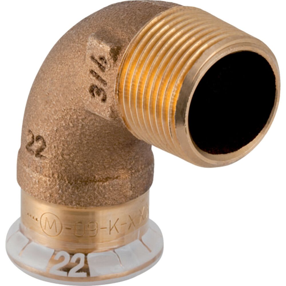 Geberit Mapress Cuivre-eau Équerre 90° Avec Filetage Mâle 22-3/4”M