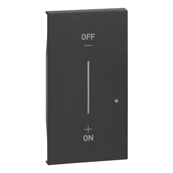 LNow WN - doigt variateur 2 modules finition Noire