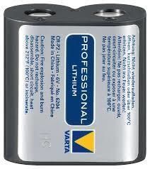 Pile 6V lithium type 6204 1500mAh longueur 34mm largeur 19.5mm hauteur 36mm